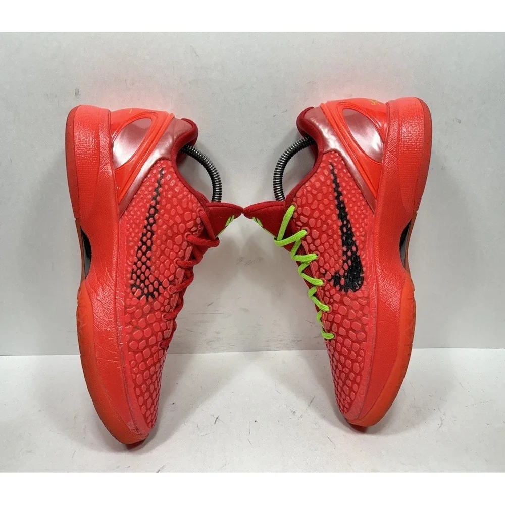 Nike Kobe 6 Protro Reverse Grinch Red Men's Size 8 FV4921-600 Shoes
